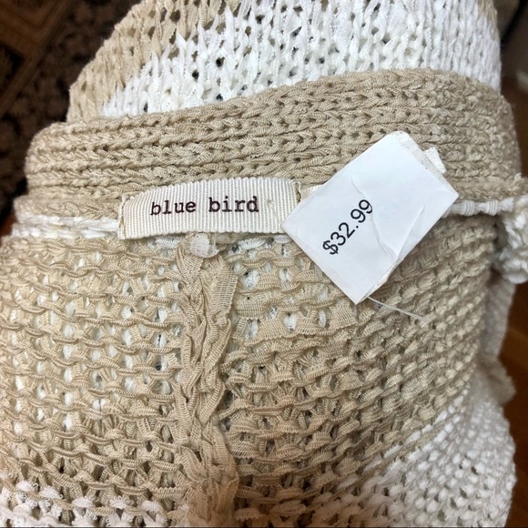 NWT OS Bluebird striped cozy duster - Picture 6 of 9